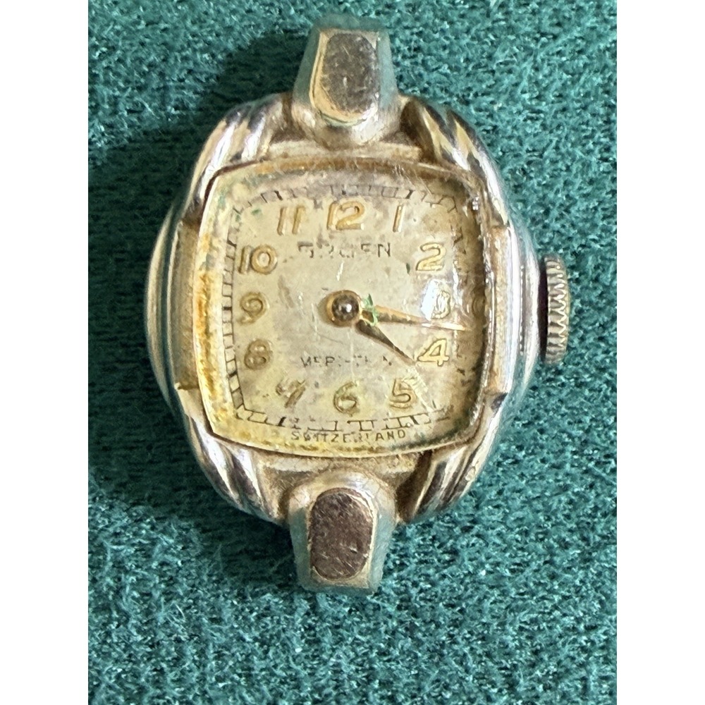Vintage Gruen Precision Ladies 17 Jewel Swiss 10K RGP Mechanical Watch Runs